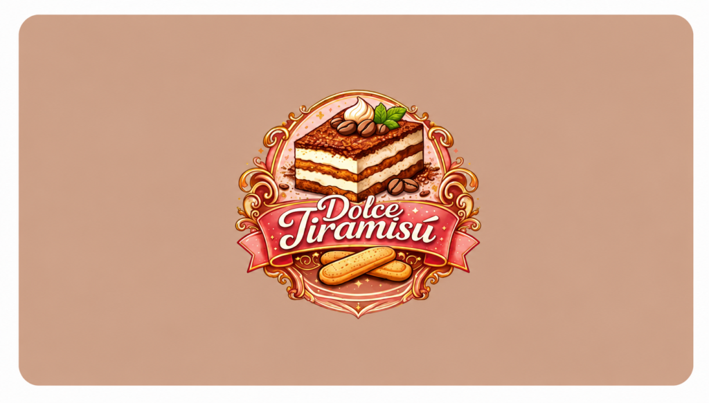 Alimentos y Repostería 2 Dolce tiramisu logo adaptado
