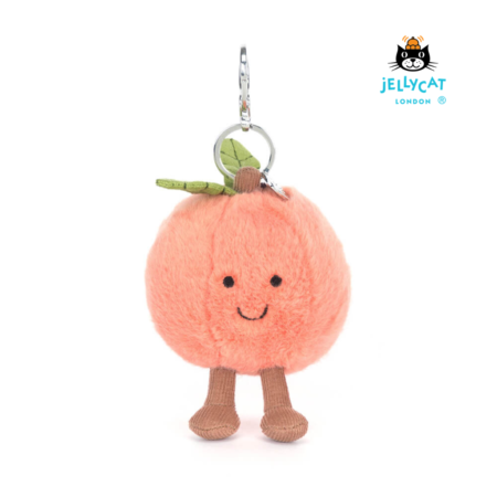 Amuseables Peach Bag Charm Jellycat